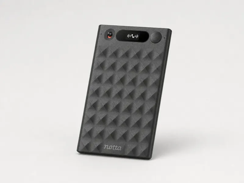 Notta Memo card recorder